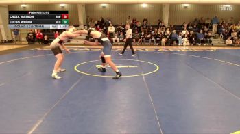 215 lbs Round 4 (16 Team) - Croix Watson, Broken Bow vs Lucas Weber, Alliance