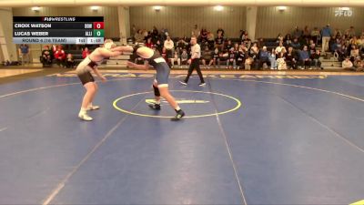 215 lbs Round 4 (16 Team) - Croix Watson, Broken Bow vs Lucas Weber, Alliance