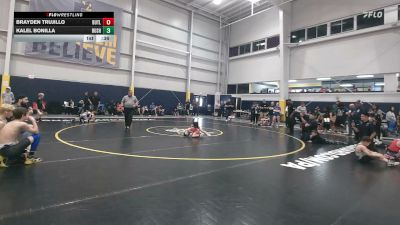 52 lbs Semifinal - Brayden Trujillo, Butler vs Kalel Bonilla, Bushkill