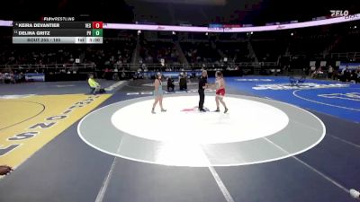 185 lbs Cons. Round 2 - Delina Gritz, Putnam Valley-1 vs Keira DeVantier, Vestal-4