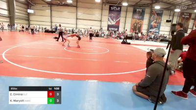 85 lbs Rr Rnd 1 - Christian Cimino, Elite NJ MS Black vs Keller Maryott, All American Wrestling Club