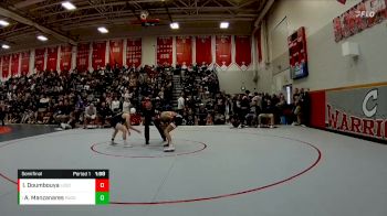 106 lbs Semifinal - Anthony Manzanares, Pagosa Springs vs Isack Doumbouya, Legend