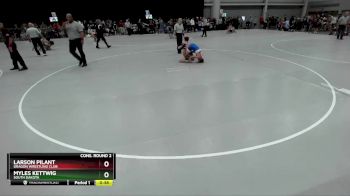 120 lbs Cons. Round 2 - Myles Kettwig, South Dakota vs Larson Pilant, Dragon Wrestling Club