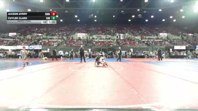 109 lbs Semifinal - Jaxson Avery, Black Hills Wrestling Academy vs Cuyler Clark, Team Champs