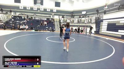 110 lbs Round 1 (4 Team) - Lacatia Mason, Oregon vs Nevi Brady, Sisters On The Mat