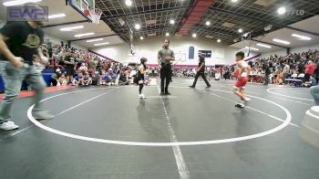 52 lbs Round Of 32 - Austen Abel, Fort Gibson Youth Wrestling vs Javier Holmes, Keystone Wrestling Club