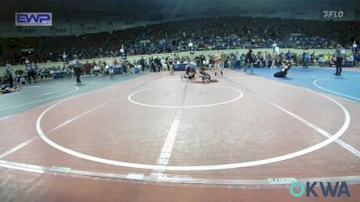 98 lbs Round Of 32 - Laine Dunigan, Pocola Youth Wrestling vs Colton Dobbs, Standfast