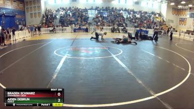 126 lbs Cons. Round 3 - Braden Schwarz, Strawberry Crest vs Aiden Debrun, Venice