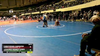 106 lbs Cons. Round 2 - Christopher Carpenter, Guerrilla Wrestling (GWA) vs Leonardo Bennett Northam, Smithfield Youth Wrestling