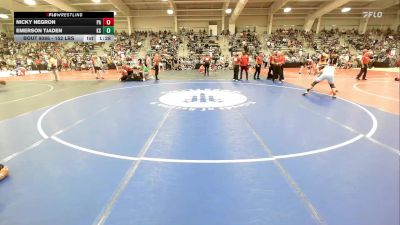 152 lbs Quarterfinal - Nicky Negron, PA vs Emerson Tjaden, KS