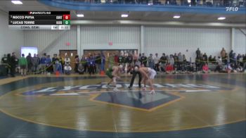 133 lbs Cons. Semi - Lucas Torre, New Jersey City vs Rocco Futia, Cortland State