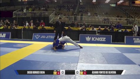 Diego Borges Silva vs Álvaro Fontes De Oliveira 2025 Pan Jiu Jitsu IBJJF Championship