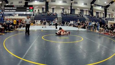 126 lbs Round 1 (16 Team) - Eddie Alonzo, Gilmer County vs Nicholas Gant, Jenkins