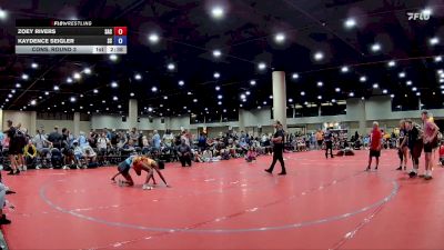 100+106 Cons. Round 3 - Zoey Rivers, Skull And Crossbones vs Kaydence Seigler, Trojan Wrestling Academy LLC