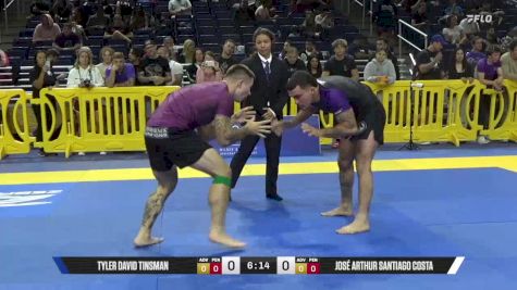 José Arthur Santiago Costa vs Tyler David Tinsman 2025 Pan IBJJF Jiu-Jitsu No-Gi Championship