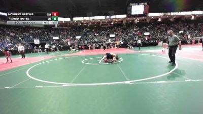 125 lbs Cons. Round 3 - Mckinlee Berzins, BAM1 vs Bailey Boyes, Unattached