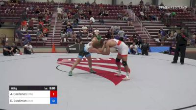 92 kg Rr Rnd 1 - Jacob Cardenas, Spartan Combat RTC vs Evan Bockman, Brunson UVRTC