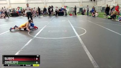 68 lbs Round 1 (6 Team) - Eli Grove, South Hills vs Parker Woch, Revolution Elite