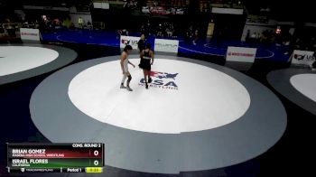 126 lbs Cons. Round 2 - Israel Flores, California vs Brian Gomez, Madera High School Wrestling
