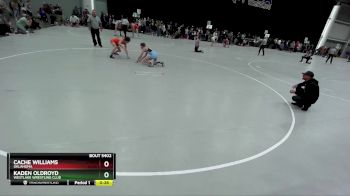 100 lbs Cons. Round 6 - Kaden Oldroyd, Westlake Wrestling Club vs Cache Williams, Oklahoma