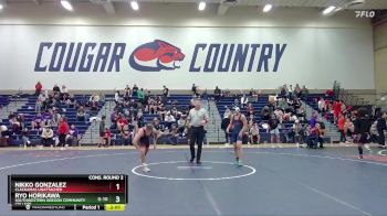 149 lbs Cons. Round 2 - Ryo Horikawa, Southwestern Oregon Community College vs Nikko Gonzalez, Clackamas Unattached