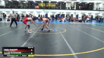 149 lbs Semifinal - Owen Crabtree, Otterbein University vs Claude Buckmaster, Heidelberg