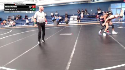 125 lbs Cons. Round 3 - Dariuz Black, Briar Cliff (Iowa) vs Aiden Morris, Colorado State University - Pueblo