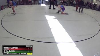 133 lbs Semifinal - Jordyn Campbell, Nebraska vs Emma Glendy, Nebraska