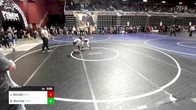 70 lbs Consi Of 8 #2 - Joseph Benallo, Ridge WC vs Brady Boucher, Havre WC