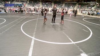 80 lbs Rr Rnd 2 - Terrielle Owens, Tulsa North Mabee Stampede vs Allison Brannon, Pitbull Wrestling Academy