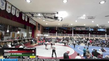 285 lbs 7th Place Match - Brooks Knight, Kamiakin vs Dominic Echeverria, Hermiston