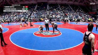 3A-285 lbs Quarterfinal - Cooper Horton, Mary Persons vs Andre Battle, Mt Zion, Jonesboro