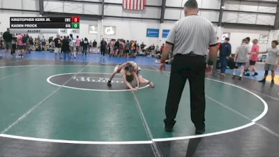 106 lbs Allday - Kristopher Kerr Jr., CENTERVILLE WRESTLING CLUB vs Kaden Frock, 84 ATHLETES