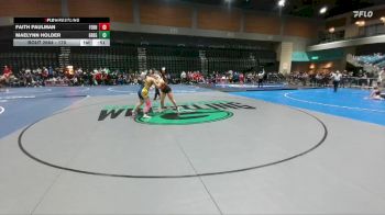 170 lbs Cons. Round 3 - Faith Paulman, Fernley vs MaeLynn Holder, Gregori