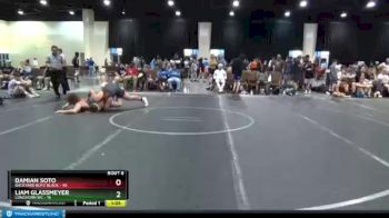 220 lbs Round 2 (8 Team) - Damian Soto, Backyard Boyz Black vs Liam Glassmeyer, Longhorn WC
