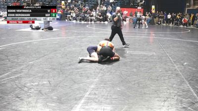 125 lbs Round Of 64 - Eddie Ventresca, Virginia Tech vs John Bergmann, Navy
