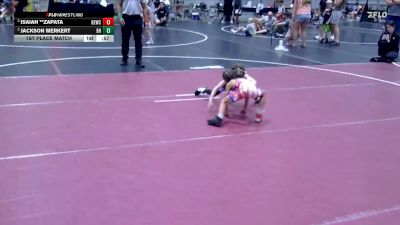 45 lbs 1st Place Match - Isaiah **Zapata, Betterman Elite Wrestling Club vs Jackson Merkert, Mat Assassins