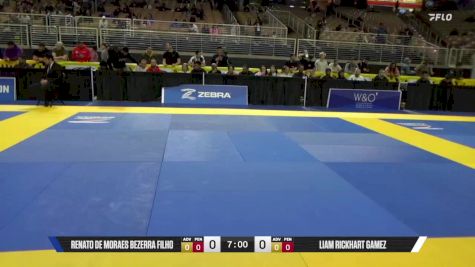 Liam Rickhart Gamez vs Renato De Moraes Bezerra Filho 2025 Pan Jiu Jitsu IBJJF Championship