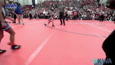 49 lbs Semifinal - Audrena Bryson, Hennessey Takedown Club vs Kennedy Ashton, Bartlesville Wrestling Club