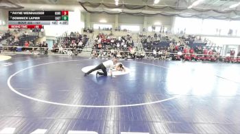 157 lbs Cons. Semi - Payne Weinhauser, Oswego State vs Dominick Lapier, Castleton