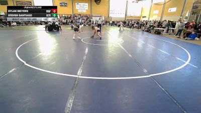 120 lbs Consi Of 8 #2 - Dylan Meyers, Ridgefield vs Steven Santiago, Holyoke