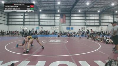 165 lbs Allday - Titus Anderson, SHENANDOAH VALLEY WC vs Cameron Coleman, WESTERN BRANCH WRESTLING CLUB