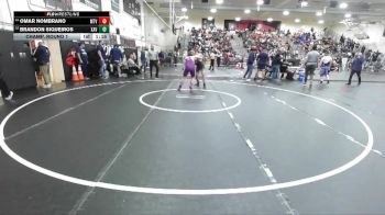 190 lbs Champ. Round 1 - Brandon Siqueiros, Xavier Prep vs Omar Nombrano, Mountain View