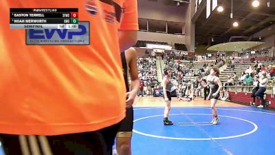 73 lbs Semifinal - Easton Terrell, Springdale Youth Wrestling Club vs Noah Merworth, Gravette Wrestling Club