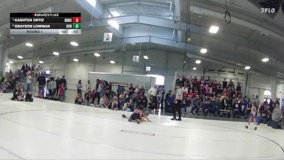 36 lbs Round 1 - Kashton Ortiz, Broken Bow Wrestling Club vs Grayson Lowman, Hershey Youth Wrestling