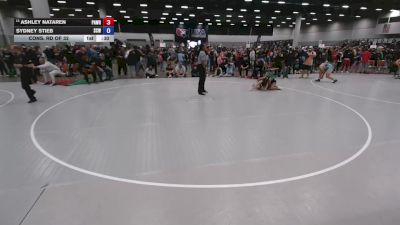 105 lbs Cons. Rd Of 32 - Ashley Nataren, Paradigm Wrestling vs Sydney Stieb, St. Charles WC