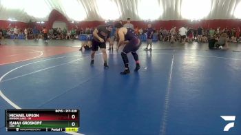 217-220 lbs Round 3 - Isaiah Groskopf, Lodi vs Michael Upson, Random Lake