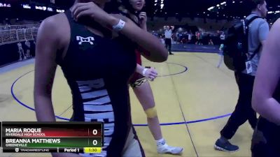 125 lbs Cons. Round 2 - Maria Roque, Riverdale High School vs Breanna Matthews, Greeneville