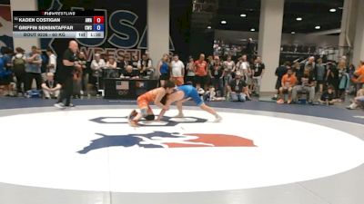 60 kg Cons. Sub-rd Of 32 - Kaden Costigan, Avalanche Wrestling Association vs Griffin Sensintaffar, Cowboy Wrestling Club