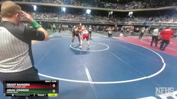 6A 285 lbs Champ. Round 1 - Grant Bahnsen, Houston Clear Lake vs Aidan Johnson, Round Rock